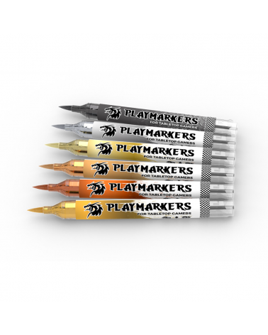 PLAYMARKERS SET - Full Metal (6 ref.)