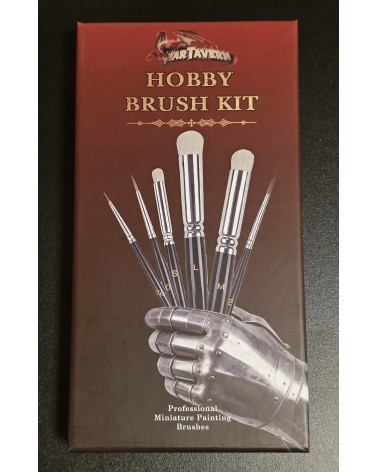 3x brossage rond - Set de Pinceaux War-Tavern