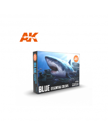 AK - Blue Essential Colors Set (3rd Generation) (6x17mL)