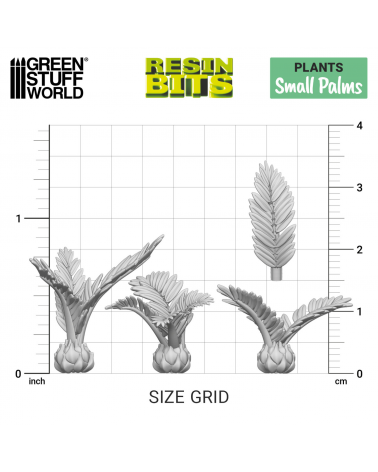 Set imprimé en 3D - Petits Palmiers