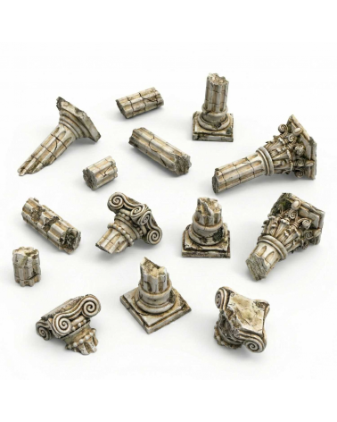 Ruines de colonnes grecques / Greek Column Ruins 1:48-1:35