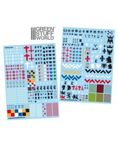 Waterslide Decals - Heraldry