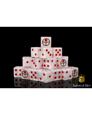 Universal Peace Dice - White