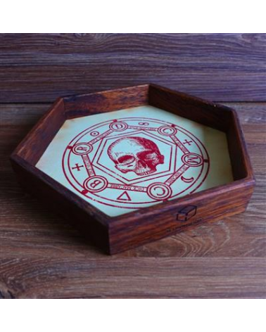Dice Macabre Wooden Dice Tray