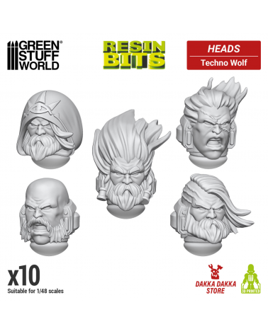 Têtes de Space Wolf 1:48