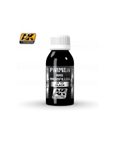AK Black Primer And Microfiller (100mL)