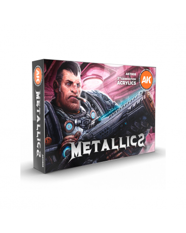 AK-Metallics Set (3rd Generation) (6x17mL)