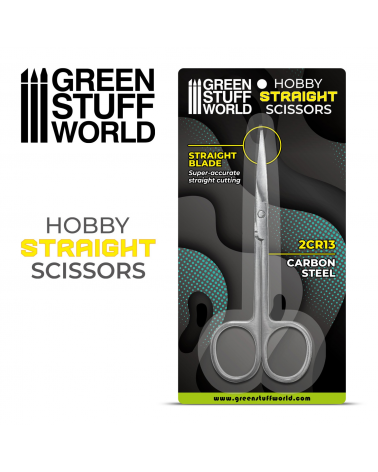 Ciseaux de modélisme - Pointe droite / Hobby Scissors - Straight Tip