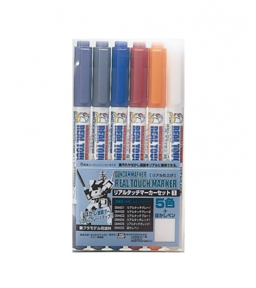 Set 6 Marqueurs - Real Touch set - Gundam