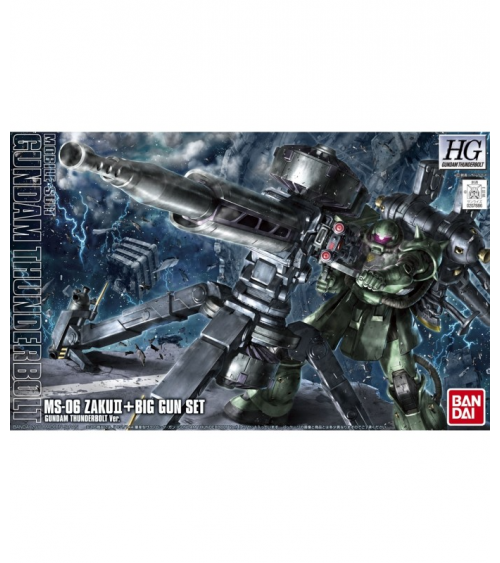 High Grade - Zaku II + Big Gun - Gundam