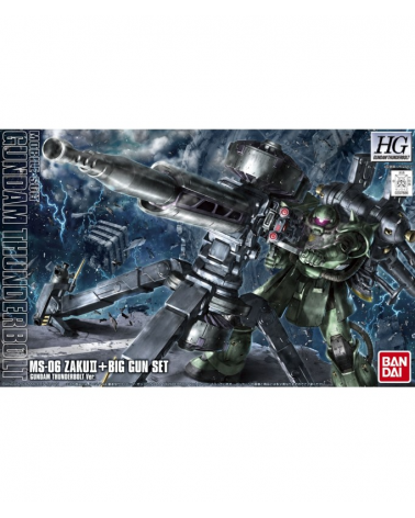 High Grade - Zaku II + Big Gun - Gundam