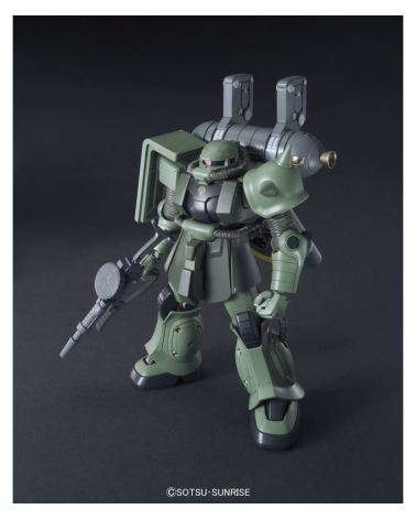 High Grade - Zaku II + Big Gun - Gundam