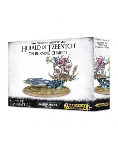 Exalted Flamer of Tzeentch // Herald of Tzeentch on Burning Chariot