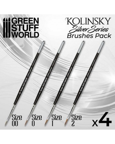 SILVER SERIES Kolinsky Brush Set