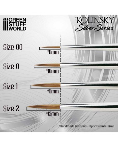 SILVER SERIES Kolinsky Brush Set