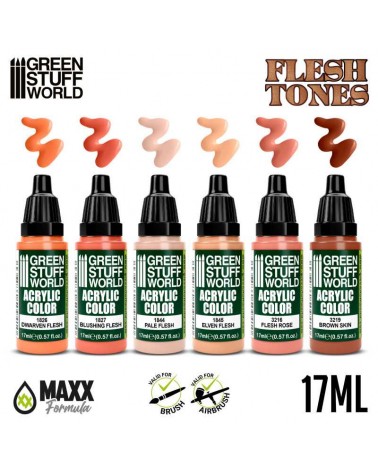 Paint Set - Flesh Tones