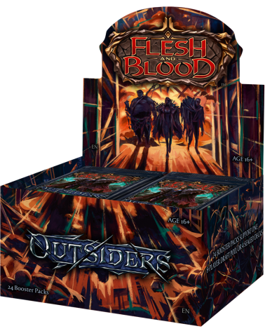 FLESH & BLOOD TCG - OUTSIDERS BOOSTER DISPLAY (24 PACKS) - FR