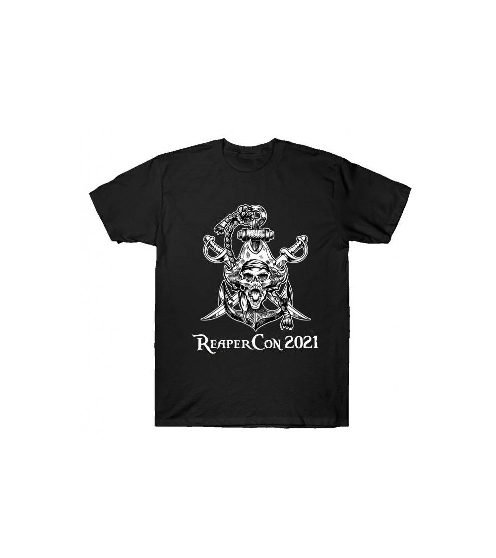 ReaperCon 2021 Black and White T-Shirt - Large