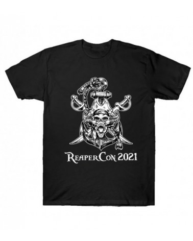 ReaperCon 2021 Black and White T-Shirt - Large