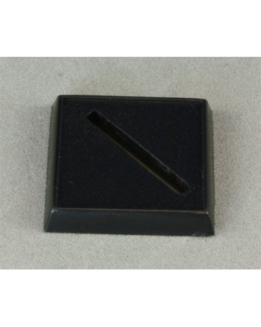 1 Inch Square Plastic Base, Universal Slot (20)