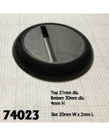 30mm Round Plastic Display Base (12)
