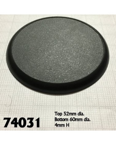 60mm Round Plastic Display Base (10)