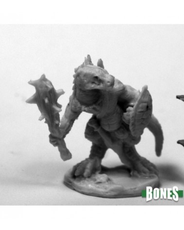 Lizardman w/ Club and Shield