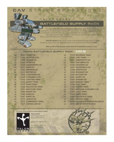 CAV:SO Battlefield Supply Pack