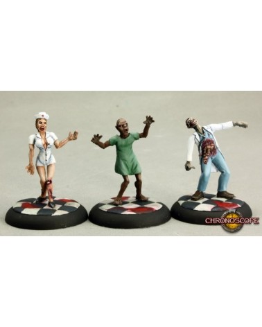 Zombies: Doctor, Nurse, and Patient
