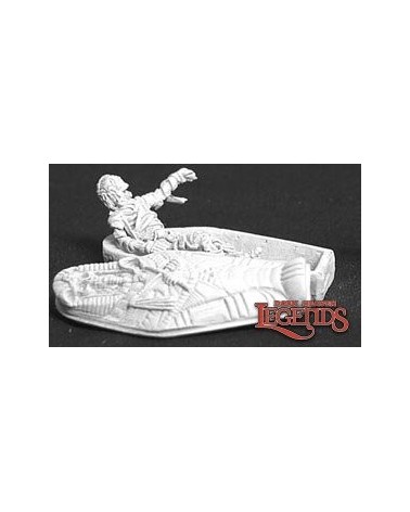 Mummy Rising from Sarcophagus